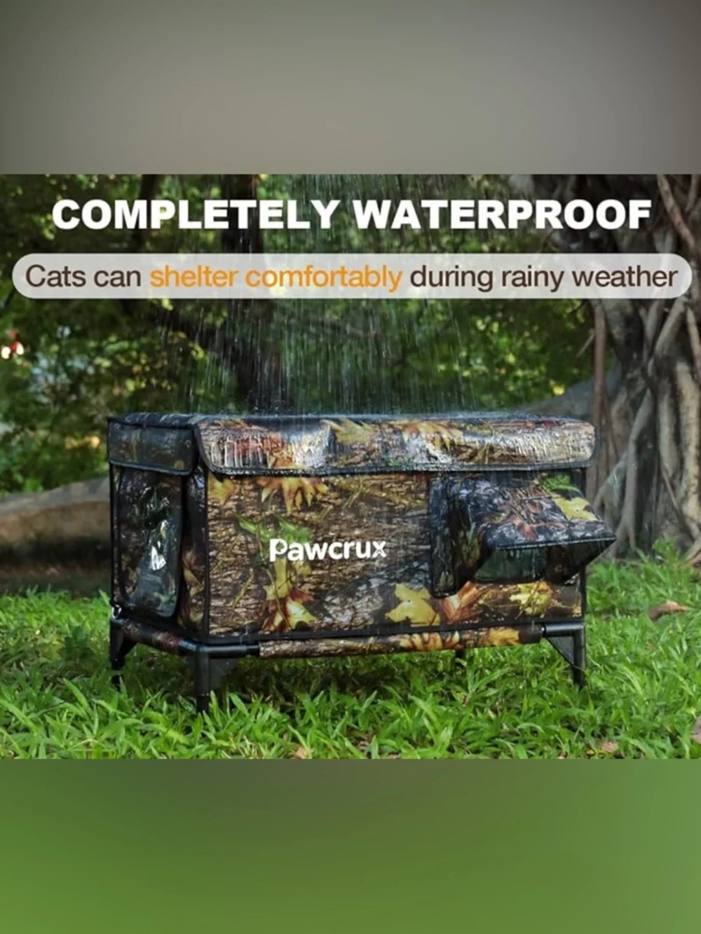 NWOT Weatherproof Heated Cat House shelter bed for Outdoors in Winter
